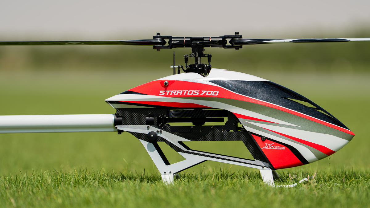 Stratos 700  Kit with Azure Power 700 Pro main blades + 105 Pro tail blades