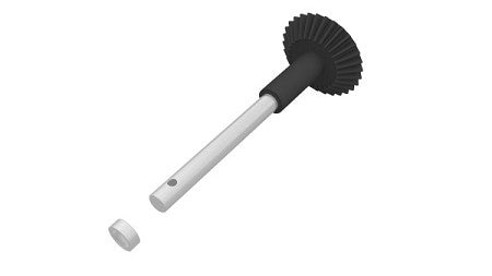 05046 TAIL ROTOR SHAFT WITH BEVEL GEAR, LOGO 700