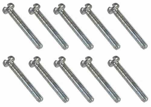 0045 2 x 14mm Slotted Machine Screw - Pack of 10